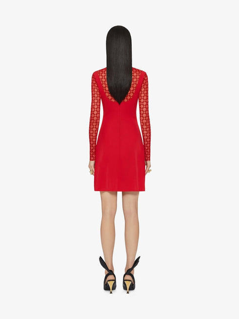 GIVENCHY MONOGRAM TULLE DRESS